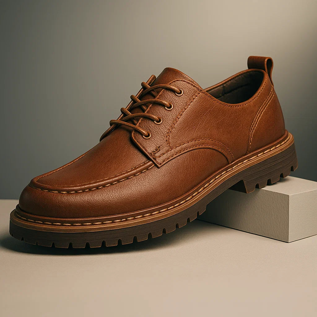 Luke Genuine Leather Derby Shoes