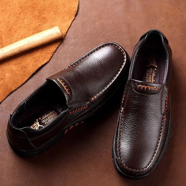 Gianni | Leather Slip-On Shoes