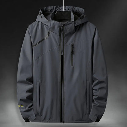 HOODED TECHNICAL JACKET