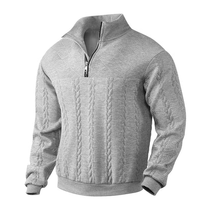 Heritage Knit Half-Zip Sweater