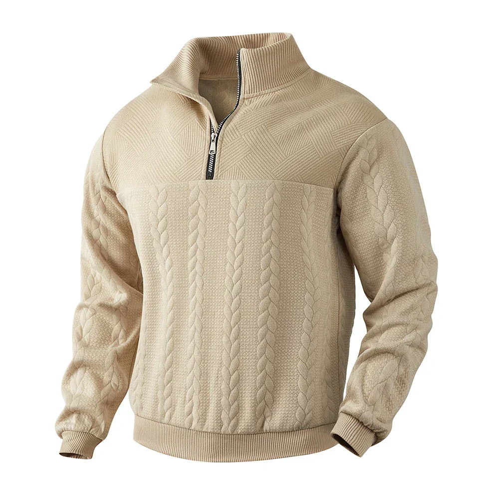 Heritage Knit Half-Zip Sweater