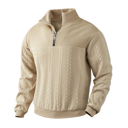 Heritage Knit Half-Zip Sweater
