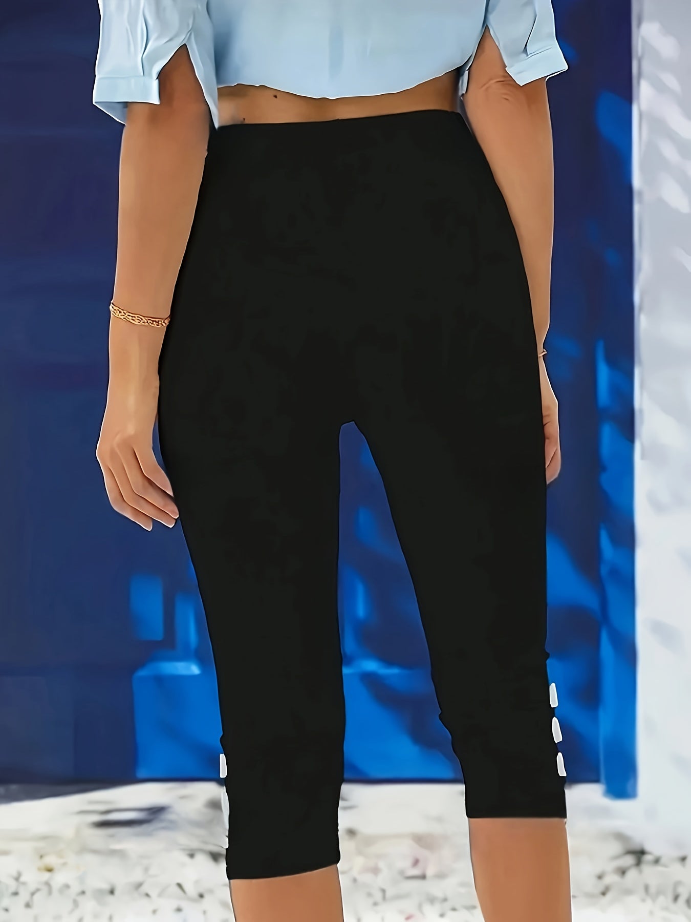 Clara Polished Stretch Capri