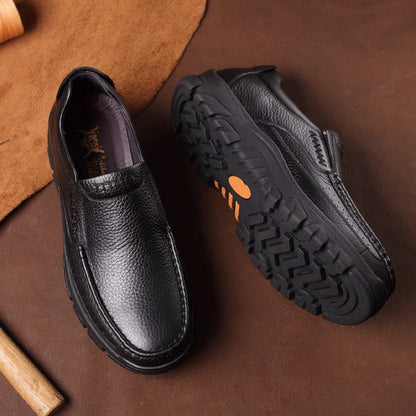 Gianni | Leather Slip-On Shoes