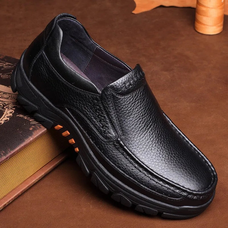 Gianni | Leather Slip-On Shoes